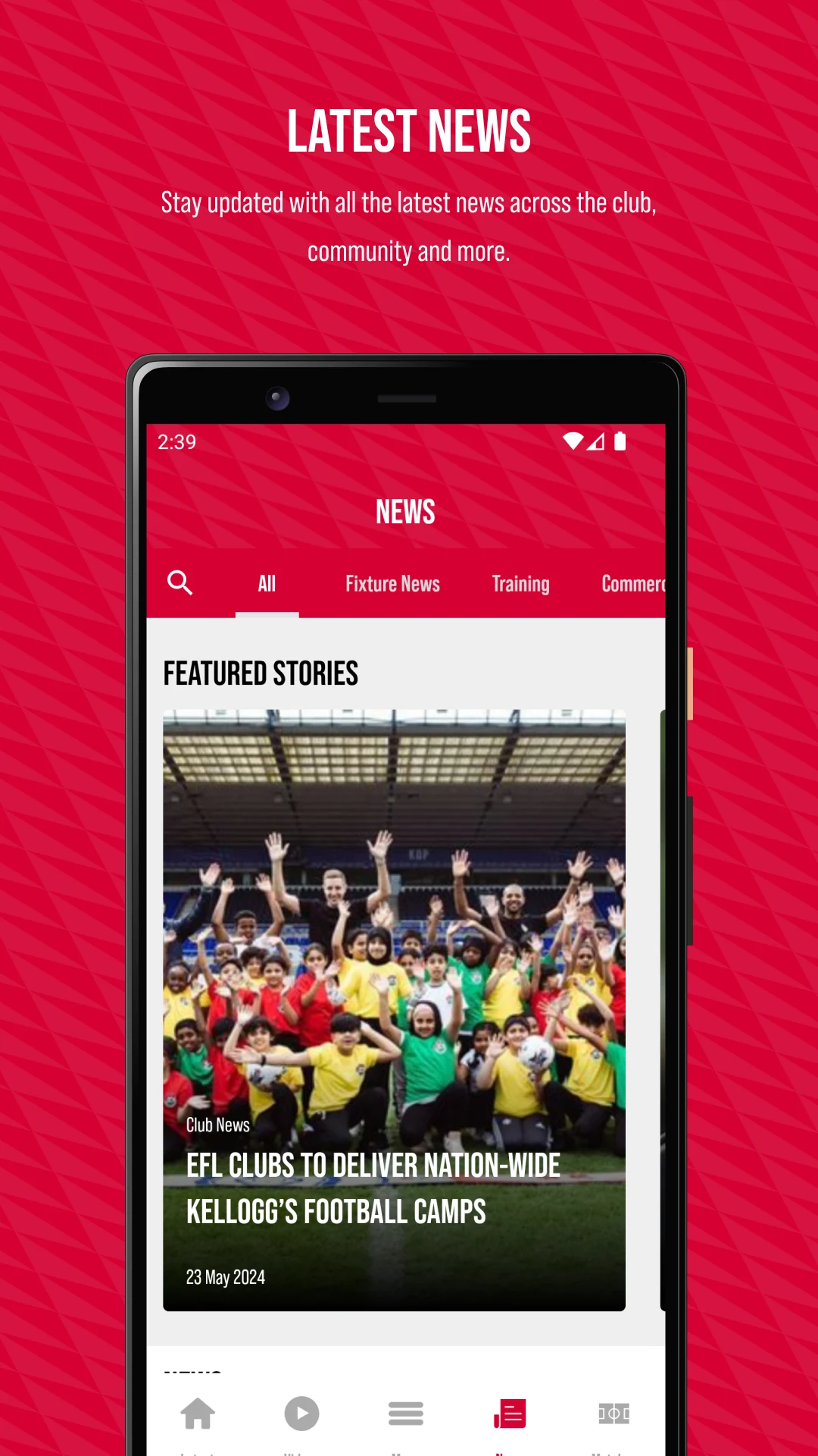 Walsall FC screenshot